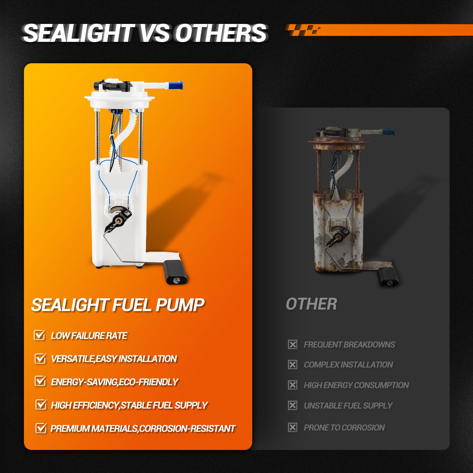 Fuel Pump Assembly For 1999 Ford Contour All Engine 1999-2001 Mercury Cougar thumbnail 5