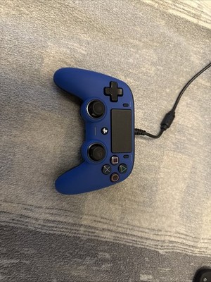 Nacon Compact Sony PlayStation PS4 Gaming Controller, Kabelgebunden -Blau