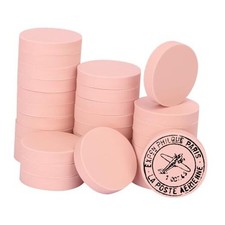 Round Rubber Carving Blocks, Linoleum Blocks, 60 Pcs 2" 60 Pcs 2" Round Pink