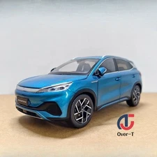 Original 1:18 BYD ATTO3 Yuan PLUS EV  Alloy Car Model Collector Edition