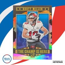 2021 Donruss Scott Miller The Champ Is Here Holo 60/100 Tampa Bay Buccaneers