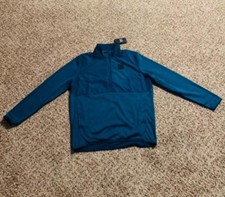 UNDER ARMOUR UA ARMOUR FLEECE STORM 1/2 Zip Jacket Men  s M Blue