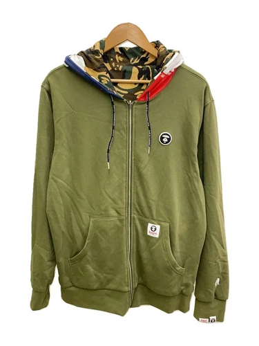 A BATHING APE (BAPE) Felpa con cappuccio zip A BATHING APE multicolore XL usata