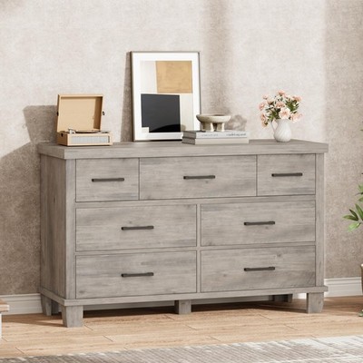 Dresser for Bedroom with 7 Drawers, Storage Chest of Drawers