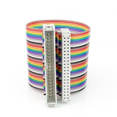 GPIO Extension / Verlängerungskabel, 40 Pin für Raspberry Pi, rainbow 15cm
