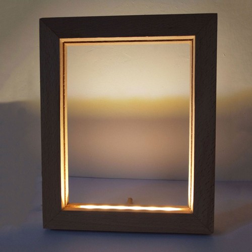 LED -Licht -Fotorahmen Geführter Dekorativer Bilderrahmen Nachtlichtrahmen - Bild 3 von 10