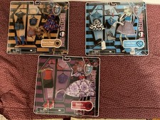 Monster High Operetta, Rebecca Steam, Frankie Stein Fashion Packs - NUOVO