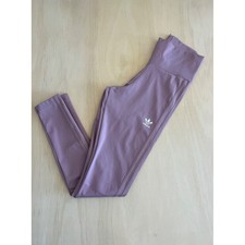 Adidas Originals Adicolor Classics 3-Stripe Leggings Mauve Purple Womens -Small