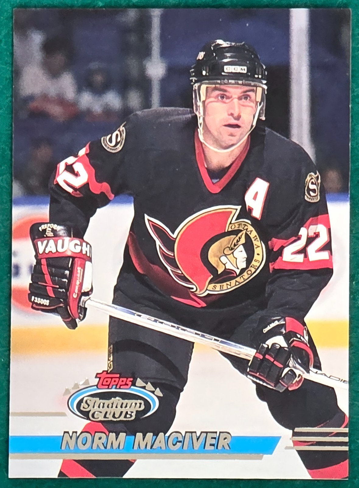 Norm Maciver - 1993-94 Topps Stadium Club #267 - Ottawa Senators Hockey Card