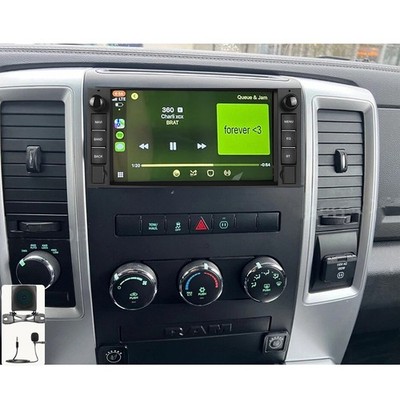 7'' Carplay For Dodge RAM 1500 2500 2009-2012 Android 15 Car Radio GPS Stereo Cam