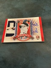 Nicholas Pratto Auto & Game Worn Relic 2015 EEE USA Baseball 01/10