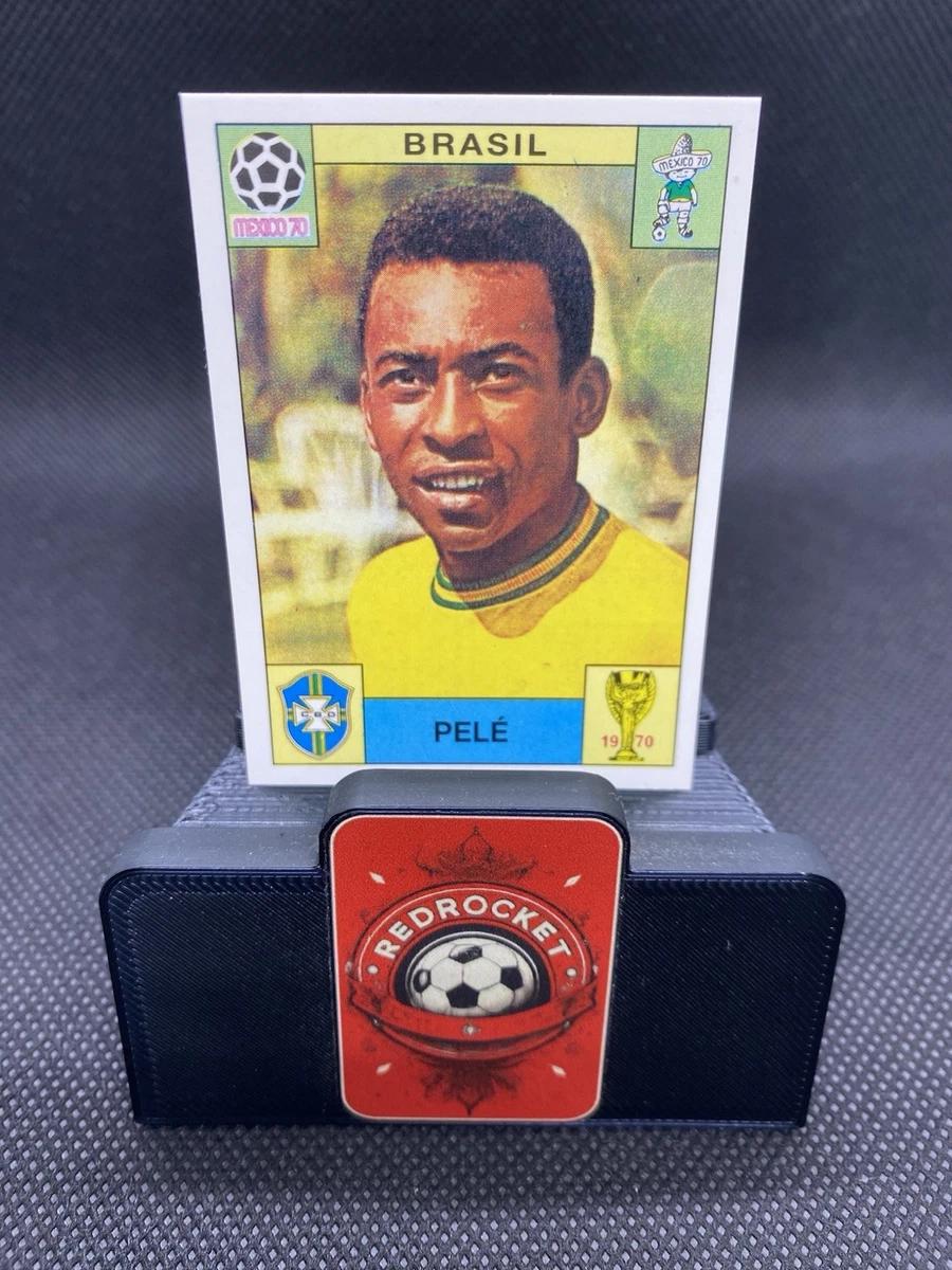 Carte Panini Ultra Rare Brésil 1970 (Pele) - Coupe Du Monde Mexique 70, édition Originale