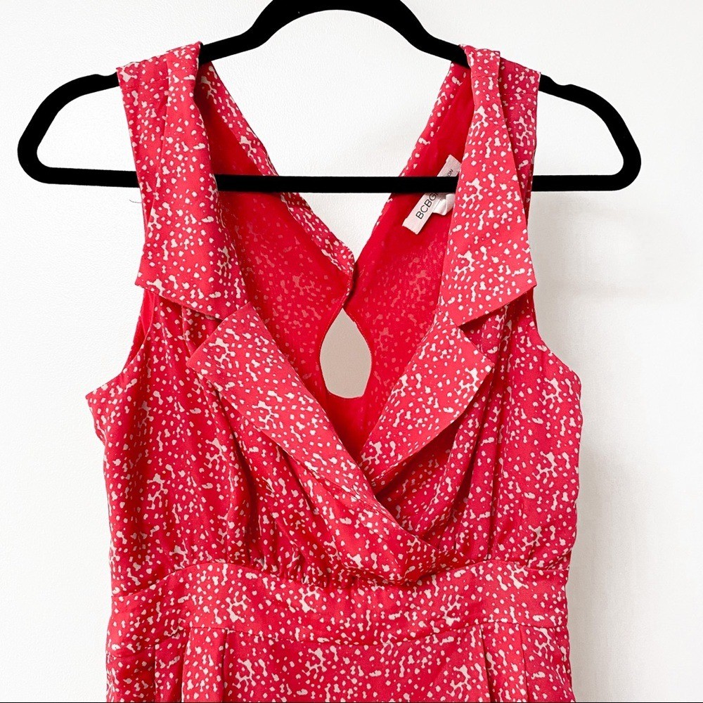 BCBGeneration Double Collared V Neck Fall Casual … - image 4