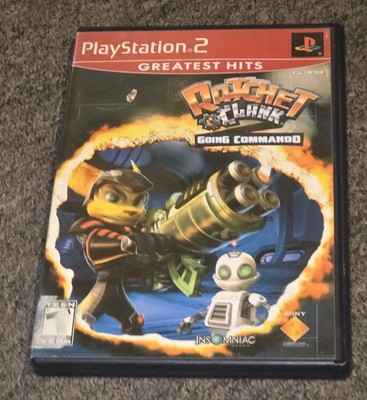 Ratchet & Clank Going Commando Video Game Ps2 Sony PlayStation 2, 2003 No Manual