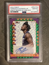 2024-25 Topps Finest Auto Terrence Shannon Jr #RFA-TSH Green Geometric /75 AU RC