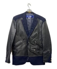 Brooks Brothers x Junya Watanabe Leather & Wool Moto Jacket Men L Black Used