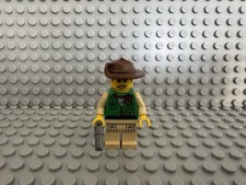 Lego Rare Green Johnny Thunder Adventurer Figure