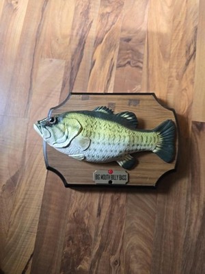 Vintage Gemmy Big Mouth Billy Bass Musical Fish Wall Plaque 1999 Brown Novelty