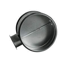 Tubo avvolgitubo valvola a farfalla zincato con guarnizione da Ø80mm a 315mm