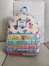 Image of Loungefly Disney Princess Classic Books Mini Backpack