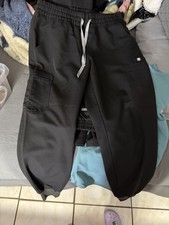 Figs Scrub Joggers Pants Size Medium Black women