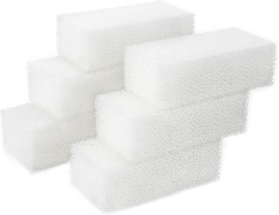 6-Pack Replacement Filter Sponge Pads, Aquarium Foam Insert Compatible with Aqua