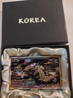 Korean mother of pearl (Najeonchilgi) business card holder