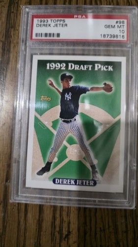 Derek Jeter 1993 Topps Rookie #98 PSA 10 Yankees HOF