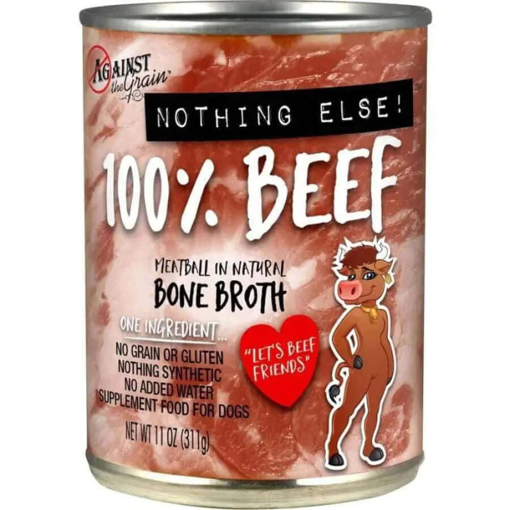 Against The Grain Nothing Else Grain Free One Ingredient 100% Beef Canned Dog