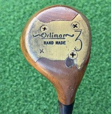 ORLIMAR HAND MADE Persimmon 3 Fairway Wood Right Handed Steel Regular Flex