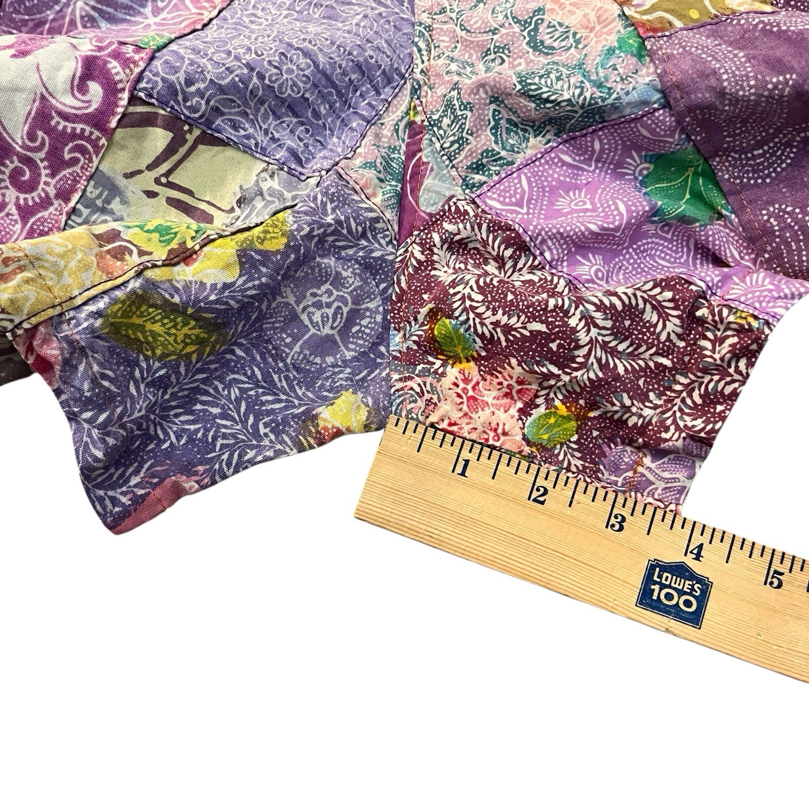 Kaan Tiger Boho Patchwork Shortalls Overalls Medi… - image 5