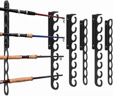 Ceiling Fishing Rod Holder Pole Vertically Horizontally Rack Overhead Storage Ho