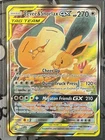 Eevee & Snorlax GX SM169 Sm Holo Pokemon Card Mint