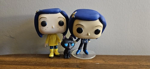 Coraline w/ Cat Funko Pop Lot