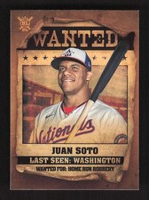 2021 Topps Big League Wanted Juan Soto #WT-15 Washington Nationals