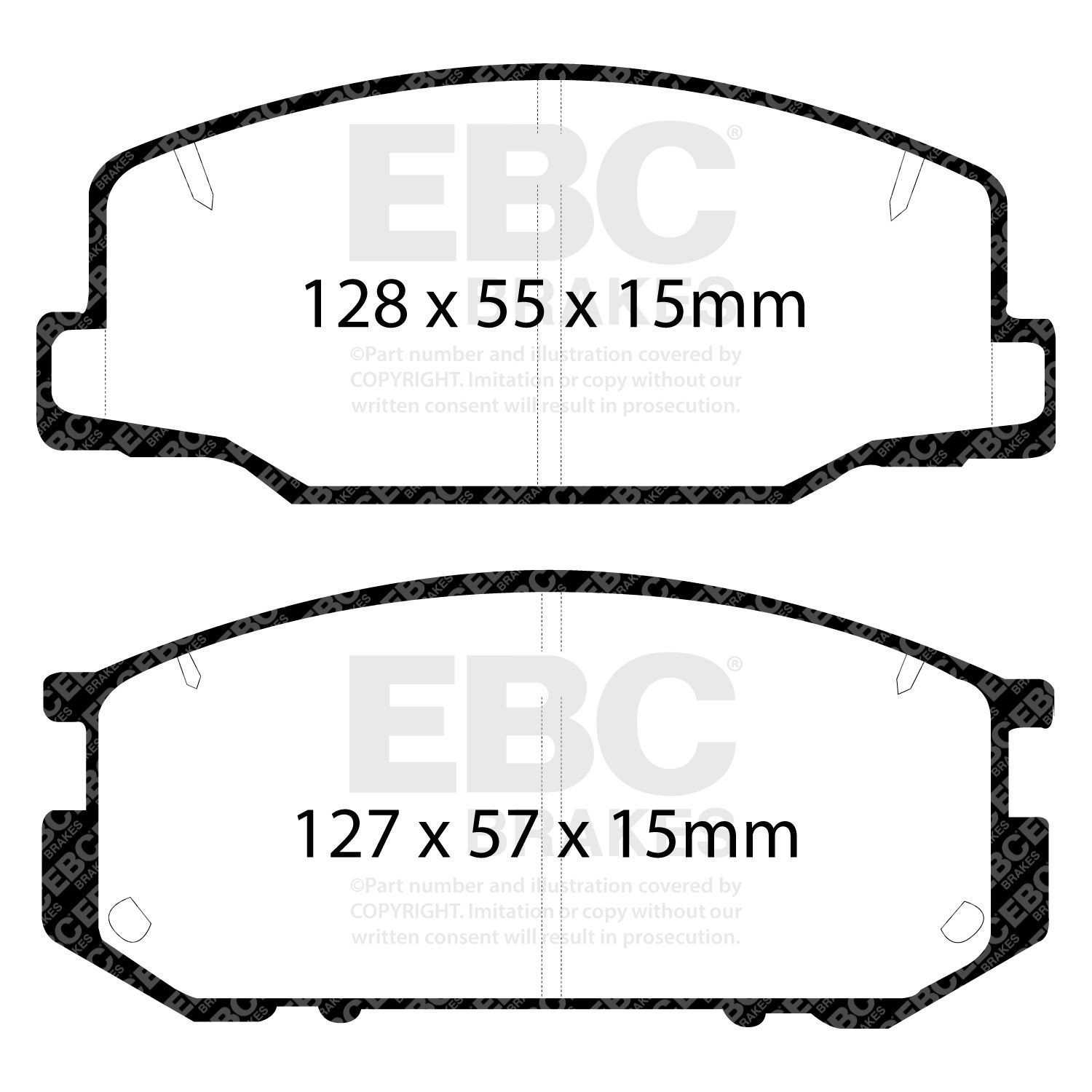 EBC DP877 BRAKE PAD SET DISC BRAKE Front