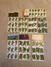 ARIZONA`GOLF YARDAGE Cards - 12 - TROON-GRAYHAWK-TPC-TALKING STIC-FENICKI