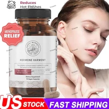 Happy Mammoth Hormone Harmony Natural Hormonal Support for Women 72 Capsules HOT