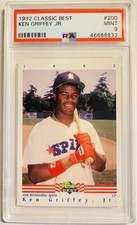 1992 Classic Best Ken Griffey Jr #200 PSA 9 Mariners Reds HOF 