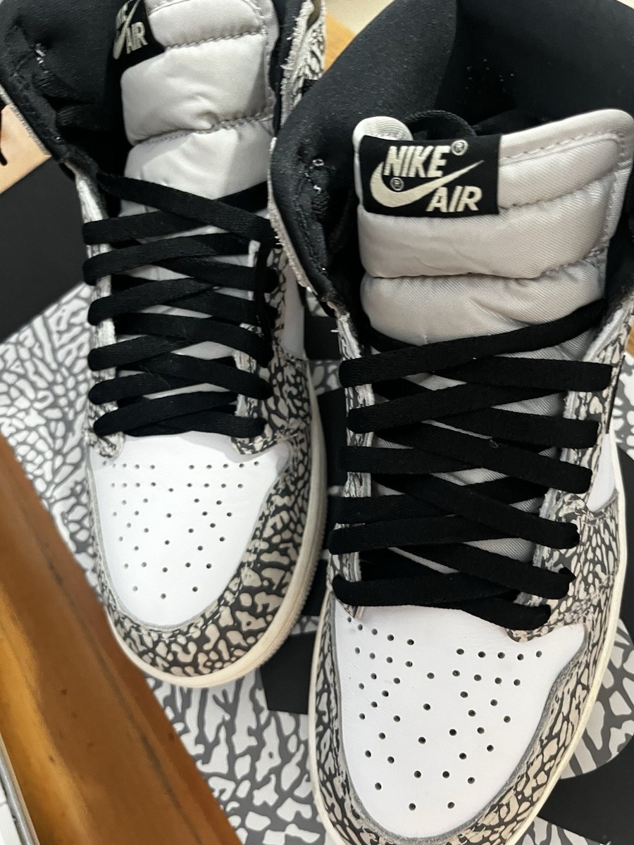 Nike Air Jordan 1 Retro High OG Tech Grey Elephant Print White