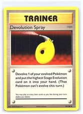 DEVOLUTION SPRAY 76/108 EVOLUTIONS POKEMON TCG CARD