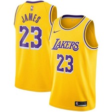 Nike LeBron James Icon Edition Swingman Men's 23 Los Angeles Lakers Jersey
