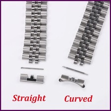 2pcs Stainless Steel Straight Curved End Link 20mm 22mm for Seiko SKX009 SKX007