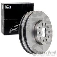 2X Eurobrake Bremsscheiben 288Mm BelÜFtet Vorne Passend FÜR Audi A3 Q2 Cupra