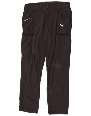 Puma Herren Ferrari Straight Cargo Hose W34 L32 schwarz Polyamid SY02