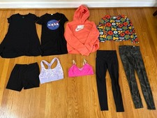 Nike Champion Athleta Girl Marimekko Athletic Clothing Lot 9 Hoodie Leggings