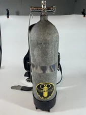 Aqua-Lung U S Divers Diving Scuba Tank And Kam "EZ" Pak Vintage