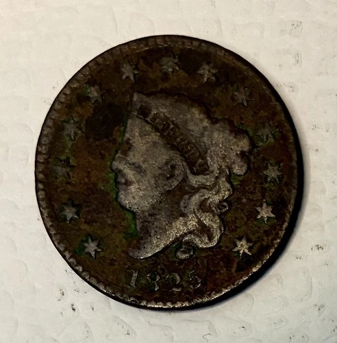 1825-P Large Cent — photo from the most recent tracked eBay sale