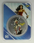 2024 Samoa WONDER WOMAN Colorized by DC Comics 1oz Silver Coin‼️SEALED IN TEP‼️