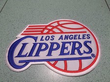 NBA LOS ANGELES CLIPPERS JACKET PATCH EMBROIDERED 7 1/4" X 5 1/4" IRON-ON